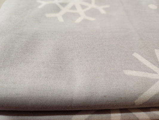 White Snowflake Shower Curtain - New