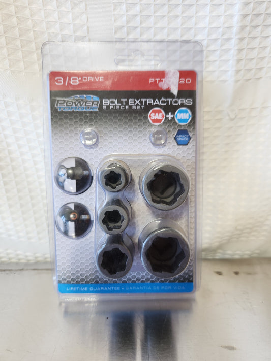 Power Torque Bolt Extractors 5pc