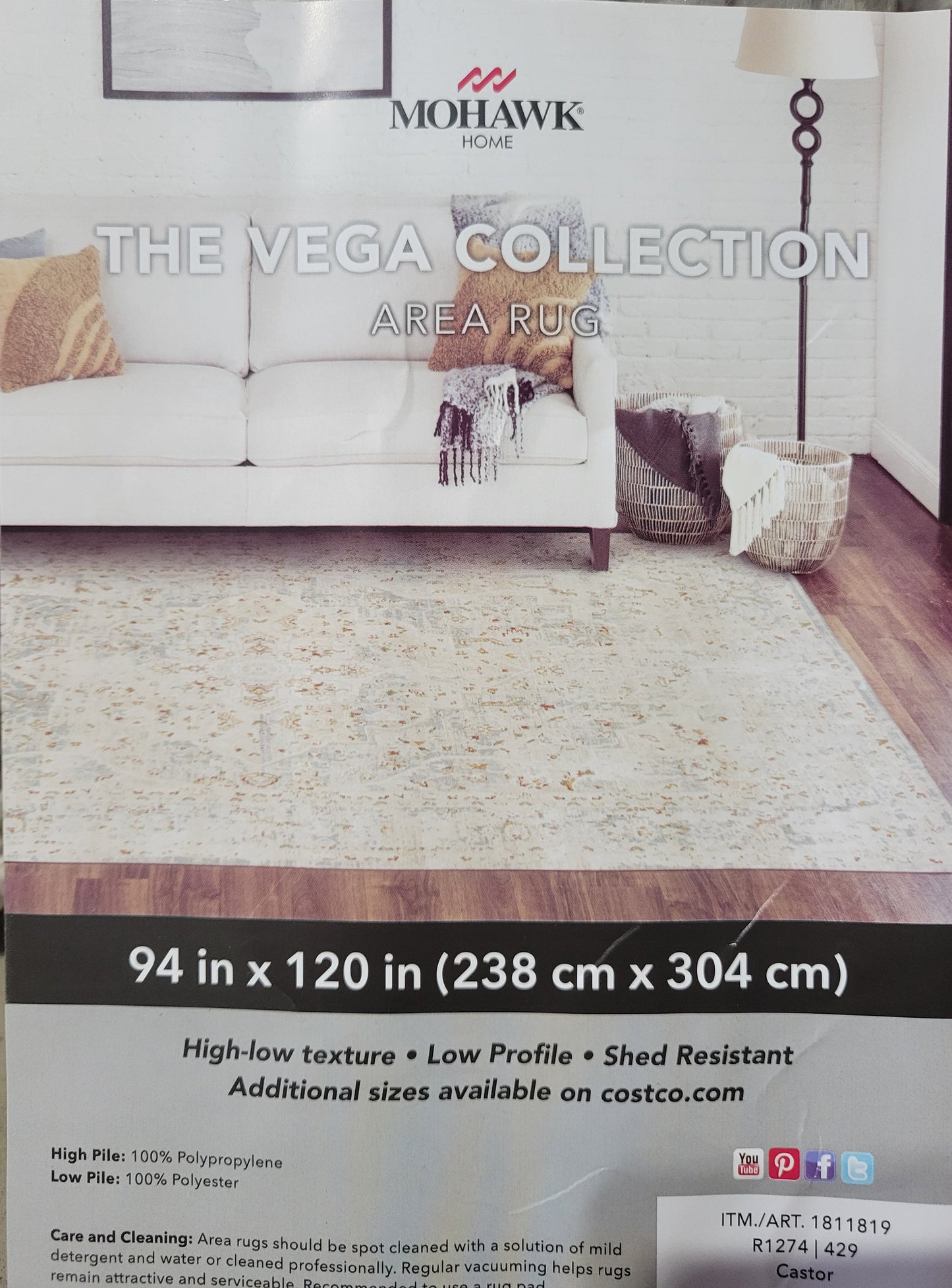 Mohawk Vega 8x10 Area Rug