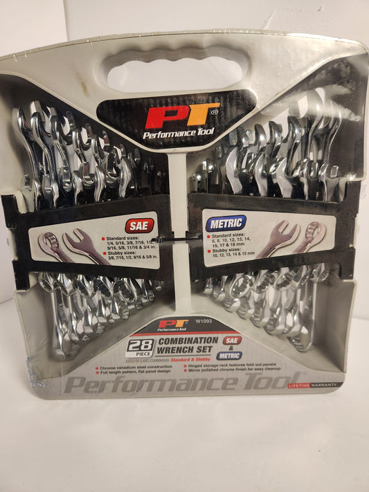 🔧 NEW! Performance Tool W1093 28-Piece Combination Wrench Set