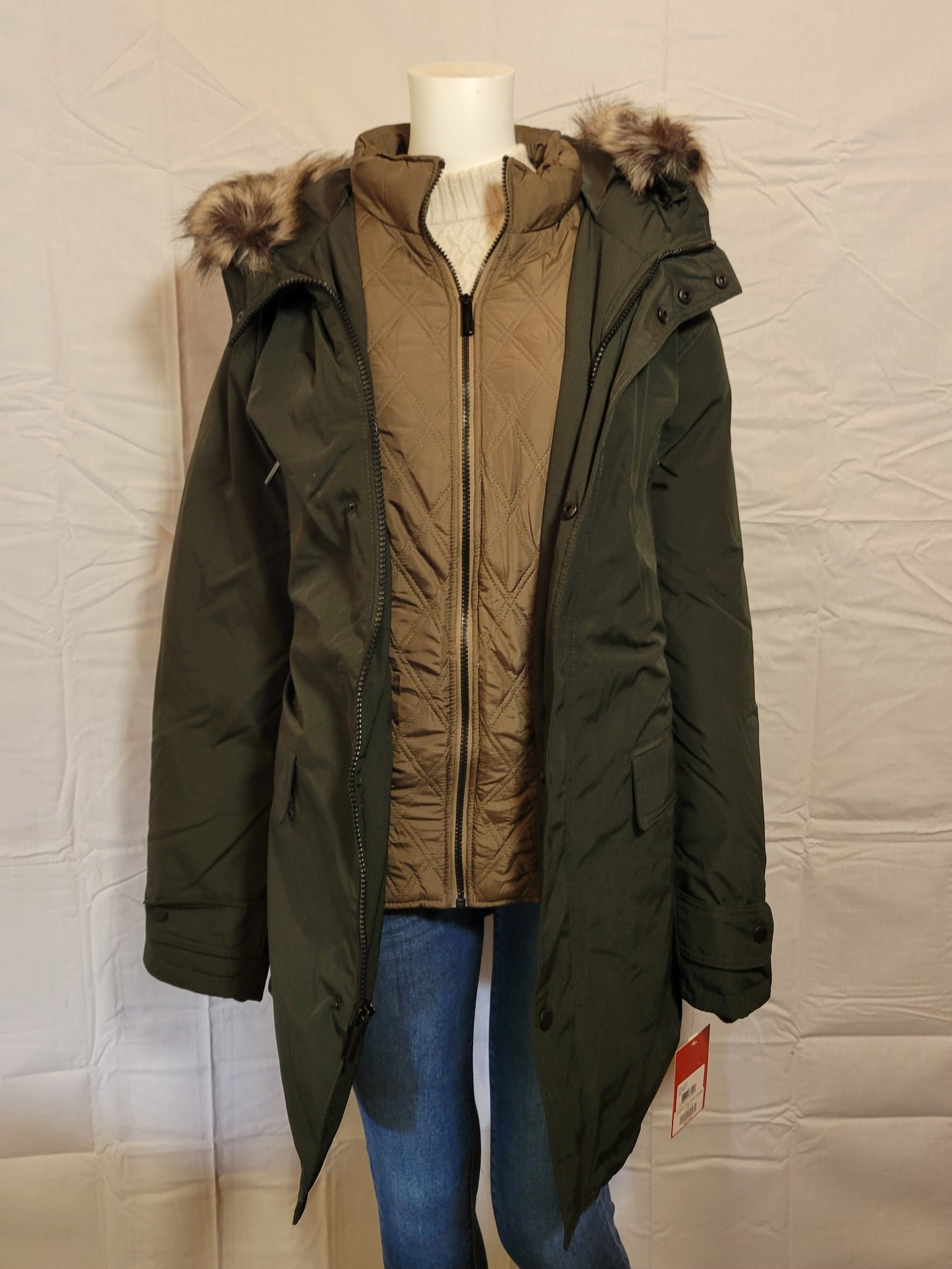 London Fog Parka Hooded Winter Coat