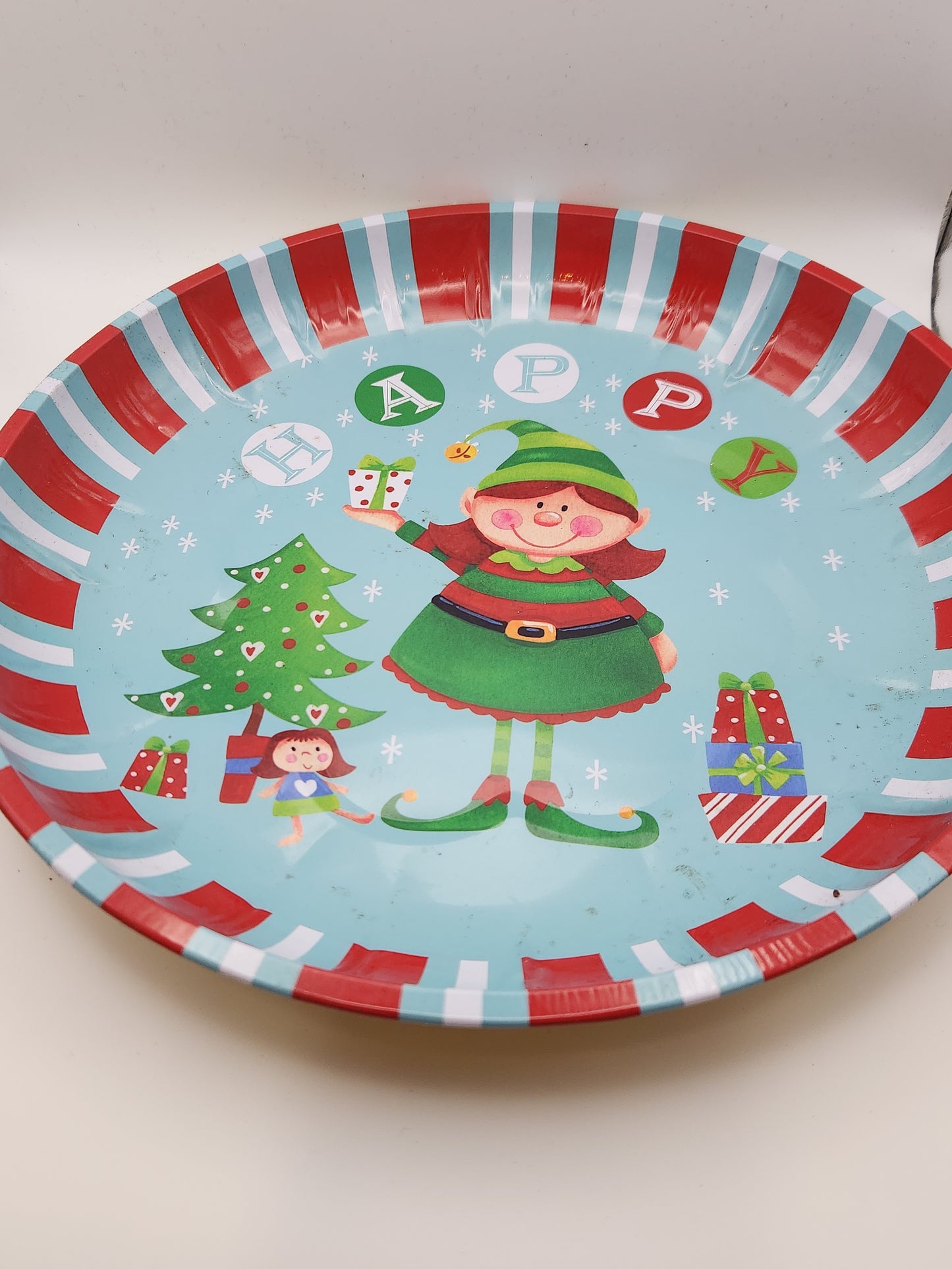 🎅 Festive Fun Christmas Plates - Santa & Elf Designs