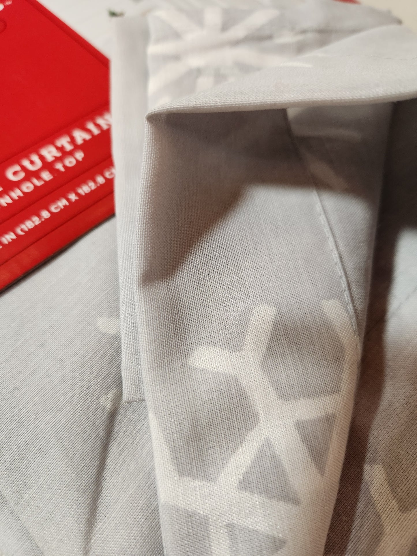 White Snowflake Shower Curtain - New