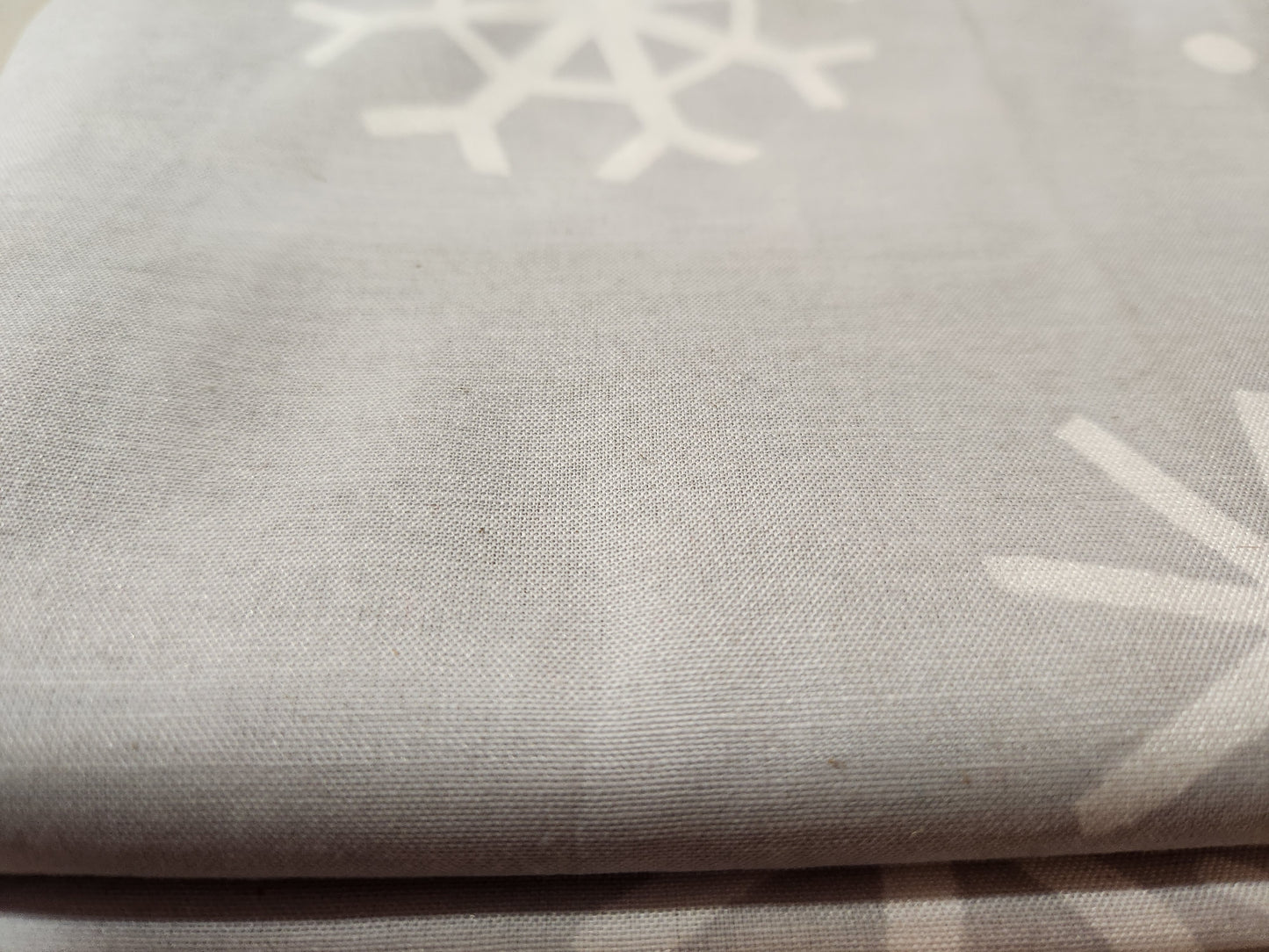 White Snowflake Shower Curtain - New