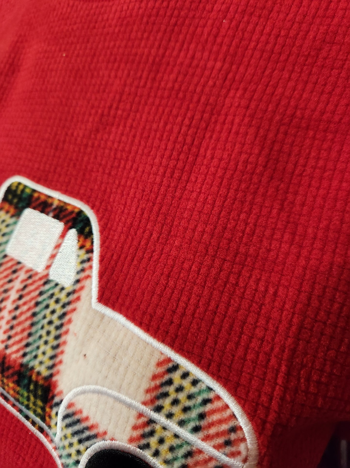 🎄 NWT Christmas Plaid Truck Pajama Set - Red Top & Flannel Bottoms