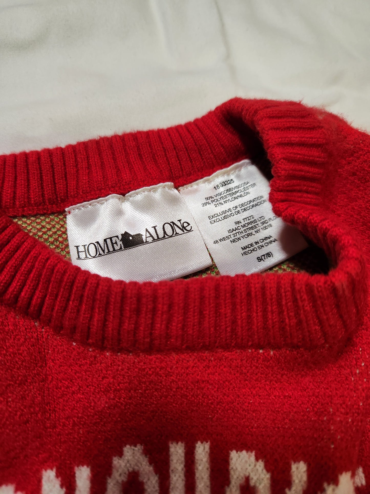 🎄 "Merry Christmas Ya Filthy Animal" Kids' Ugly Christmas Sweater - Home Alone Vibe!