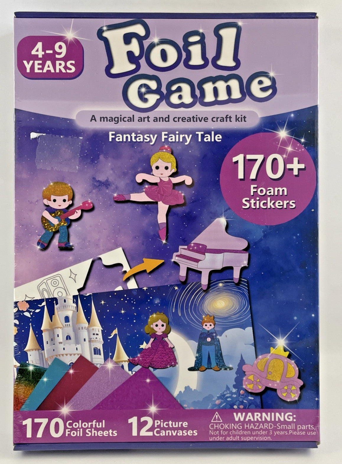 Foil Game Magical Art & Creative Craft Kit – Fantasy Fairy Tale – BRAND NEW