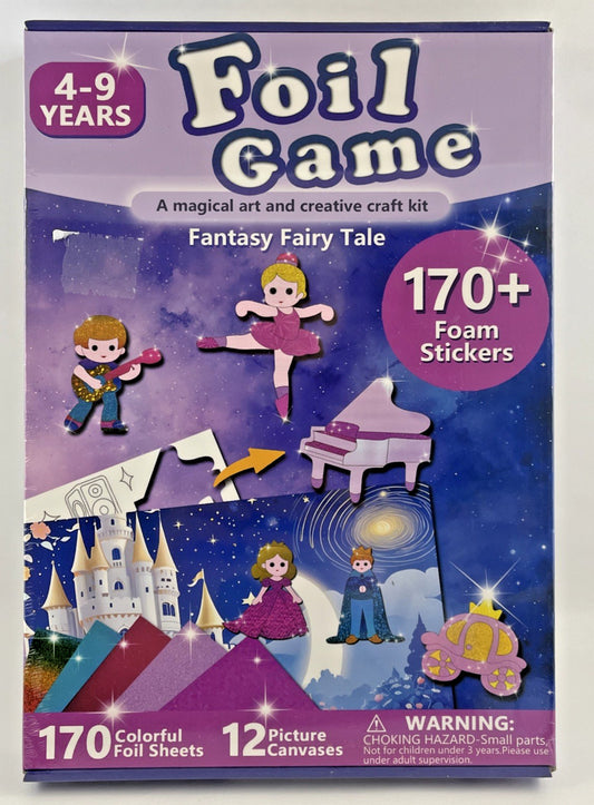 Foil Game Magical Art & Creative Craft Kit – Fantasy Fairy Tale – BRAND NEW