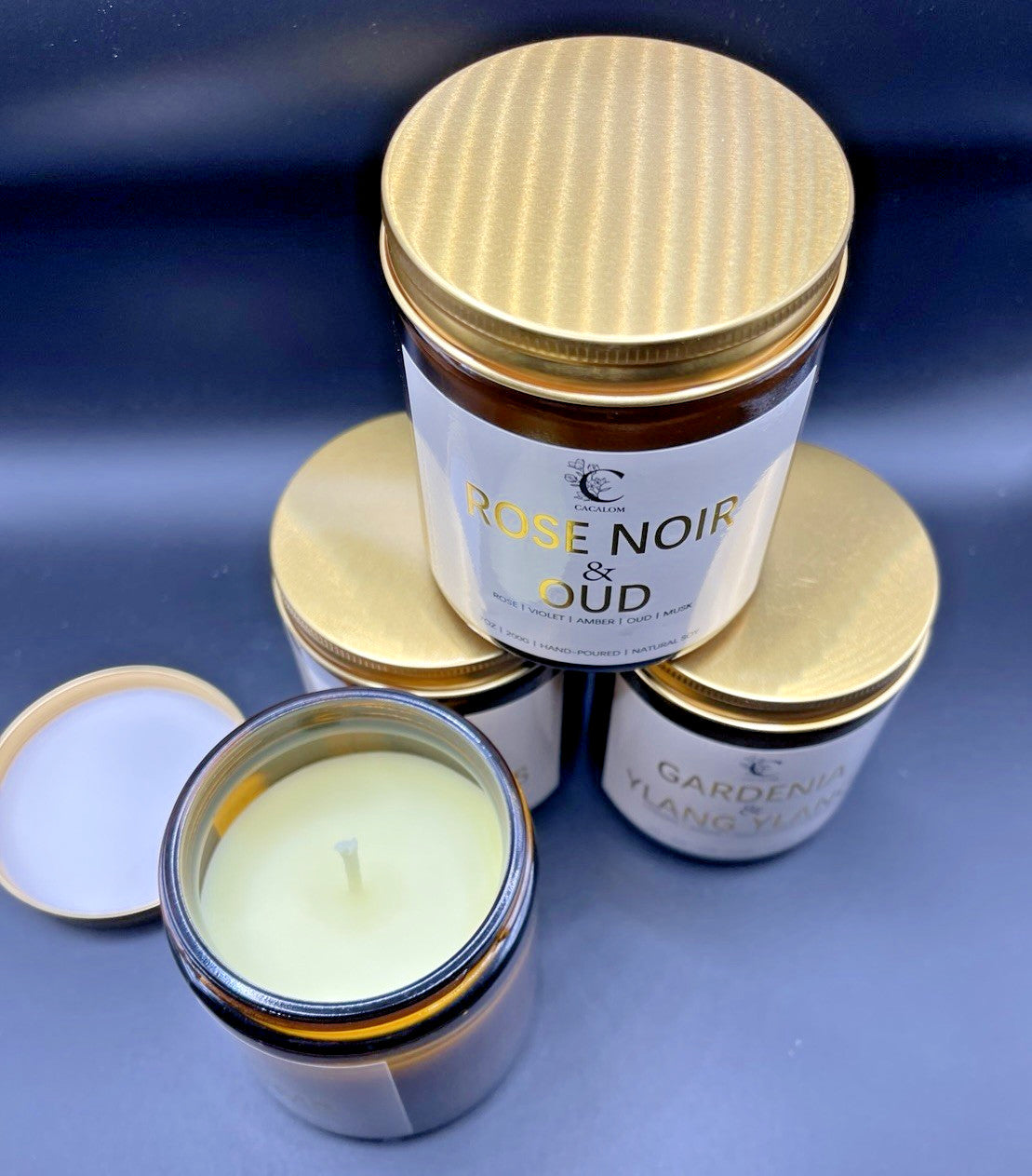 Scented Candle Gift Set - 4x 7oz Soy Wax Aromatherapy Candles - Essential Oils