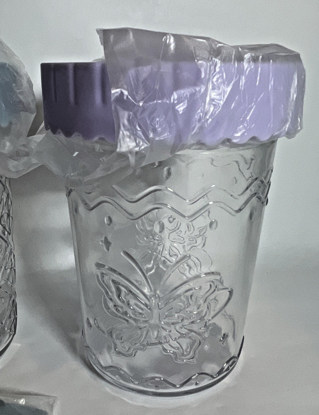 Set of 4 Overnight Oats Glass Containers (16oz) with Lids and Spoons