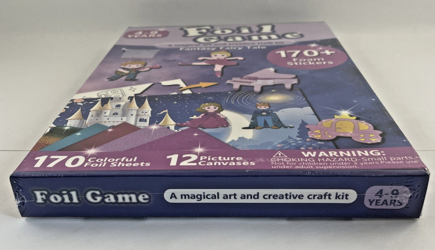 Foil Game Magical Art & Creative Craft Kit – Fantasy Fairy Tale – BRAND NEW
