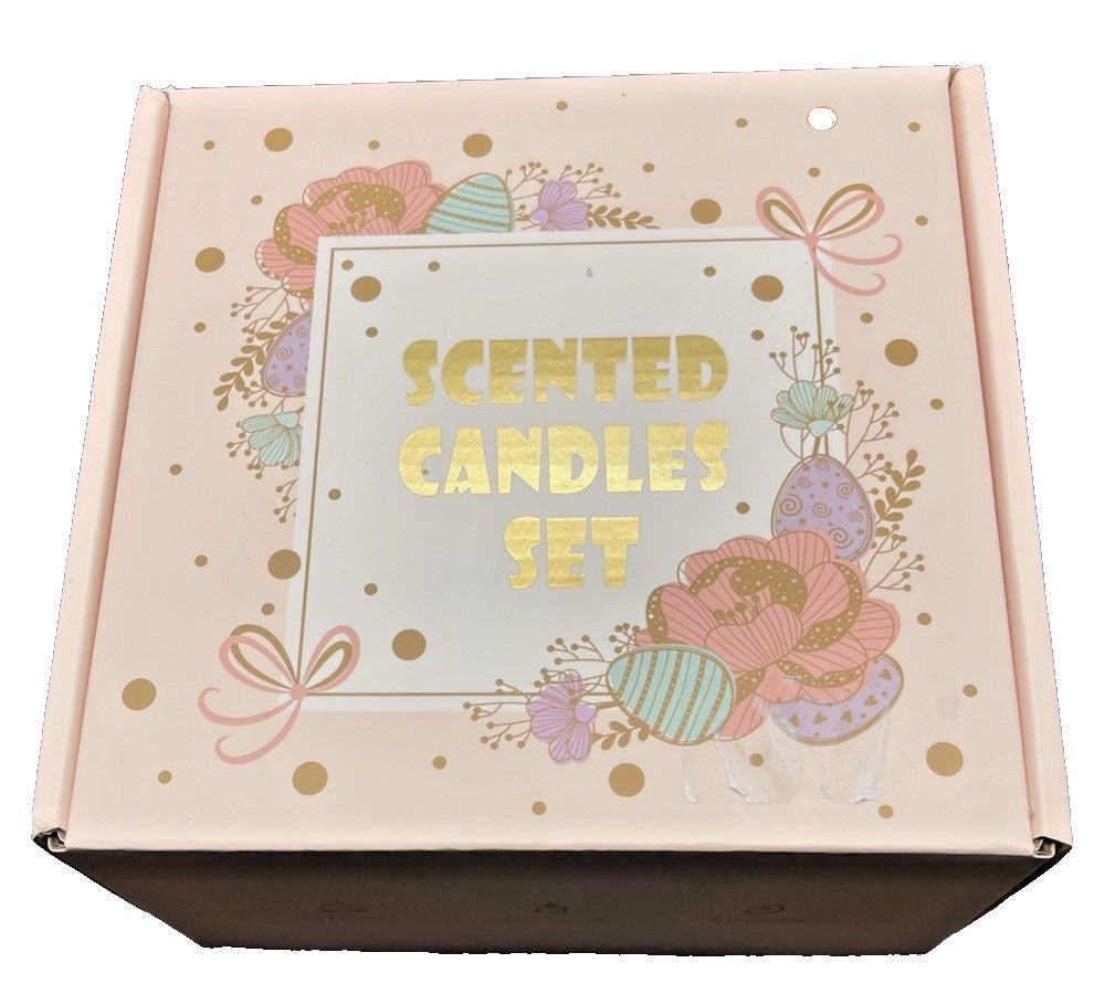 Scented Candle Gift Set - 4x 7oz Soy Wax Aromatherapy Candles - Essential Oils