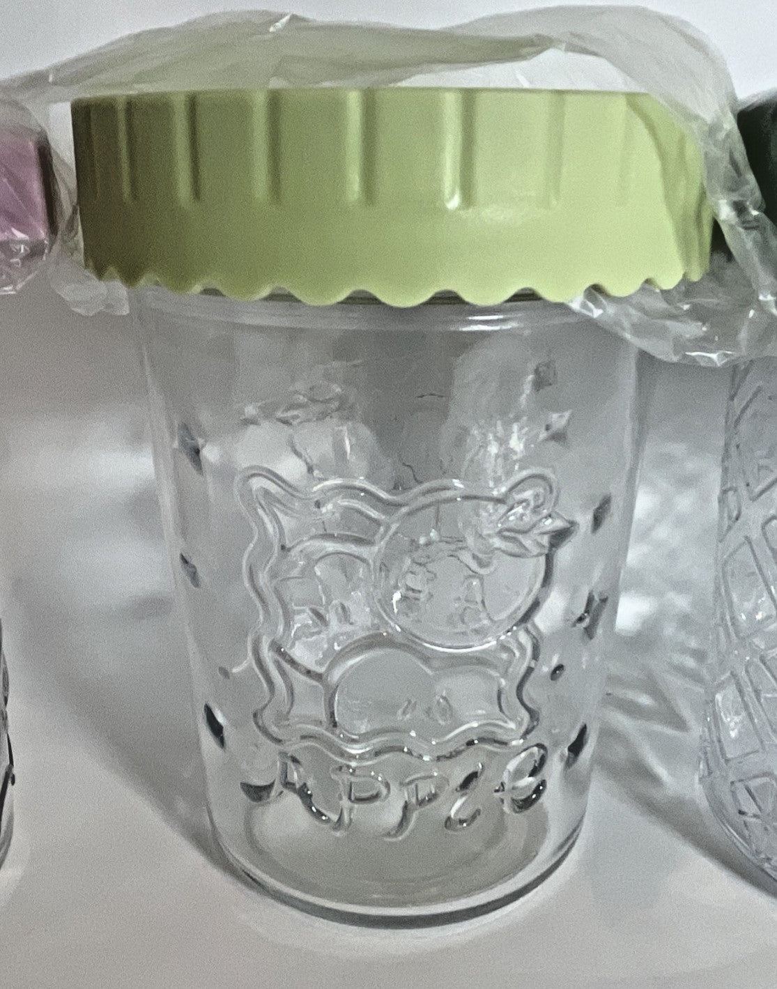 Set of 4 Overnight Oats Glass Containers (16oz) with Lids and Spoons